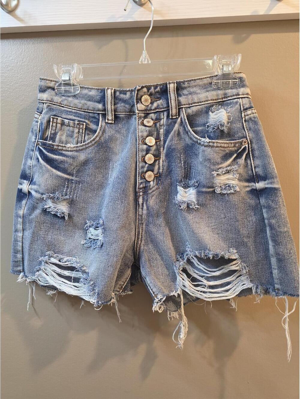 Womens Denim Blue Jeans, Size Medium